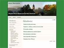 Tablet Screenshot of nasz-staniszow.pl